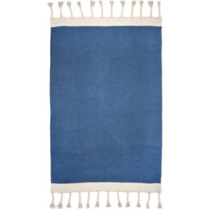 achetez Tapis Lisboa bleu colbert (100 x 150 cm) Nattiot au meilleur prix en promo