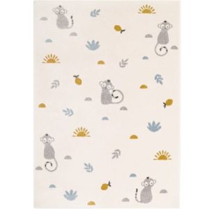 achetez Tapis Little Wild Monkey miel (120 x 170 cm) Nattiot au meilleur prix en promo