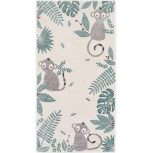achetez Tapis Paradise Monkey gris (80 x 150 cm) Nattiot au meilleur prix en promo