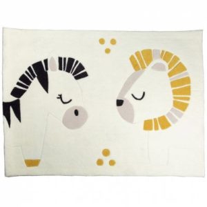 achetez Tapis Pluche et Pompon (90 x 130 cm) Sauthon au meilleur prix en promo