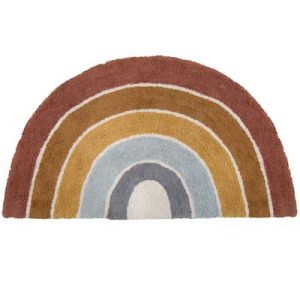 achetez Tapis Rainbow shape arc-en-ciel Pure & Nature (80 x 130 cm) Little Dutch au meilleur prix en promo