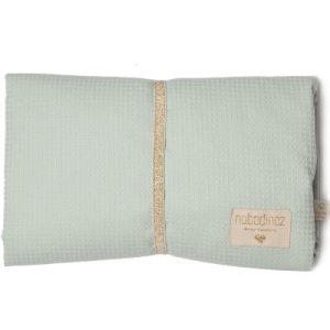 achetez Tapis à langer Mozart Nid d'abeille Aqua Nobodinoz au meilleur prix en promo