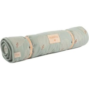 achetez Tapis à langer Nomad White Gatsby Antique Green (35 x 60 cm) Nobodinoz au meilleur prix en promo