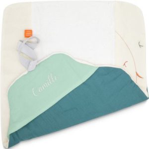 achetez Tapis à langer Nomade Bleu Céladon (personnalisable) L'oiseau bateau au meilleur prix en promo