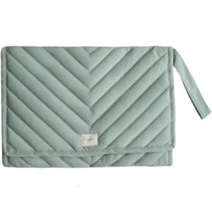 achetez Tapis à langer nomade Roman green Mushie au meilleur prix en promo