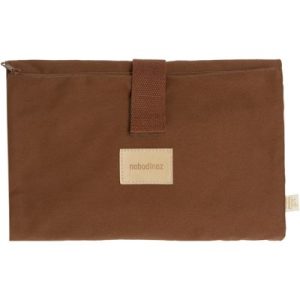 achetez Tapis à langer waterproof Baby on the go Clay Brown Nobodinoz au meilleur prix en promo