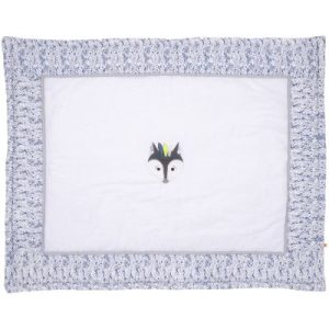 achetez Tapis de jeu Renard bleu (95 x 75 cm) Kikadu au meilleur prix en promo