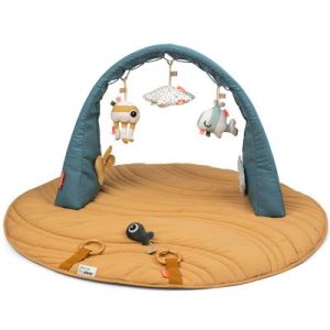 achetez Tapis de jeu avec arche jaune et bleu Sea friends Done by Deer au meilleur prix en promo