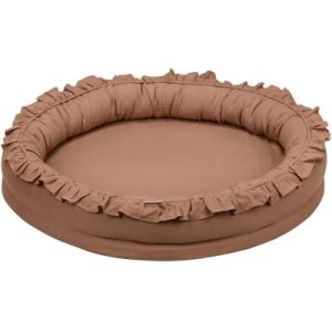 achetez Tapis de jeu cocon à volants chocolat Pure nature Cotton&Sweets au meilleur prix en promo