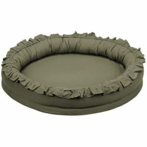 achetez Tapis de jeu cocon à volants olive Pure nature Cotton&Sweets au meilleur prix en promo