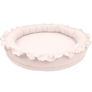 achetez Tapis de jeu cocon à volants rose poudré Pure nature Cotton&Sweets au meilleur prix en promo