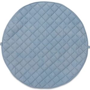 achetez Tapis de jeu nomade 2 en 1 en coton bio Dusty Blue Play&Go au meilleur prix en promo