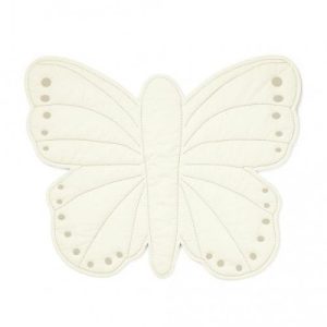 achetez Tapis de jeu papillon blanc cassé (100 x 85 cm) Cam Cam Copenhagen au meilleur prix en promo