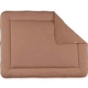 achetez Tapis de jeu réversible Jersey Stripe Dunes marron (75 x 95 cm) Bemini au meilleur prix en promo