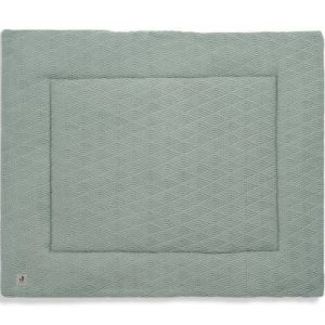 achetez Tapis de jeu réversible en tricot vert cendre (80 x 100 cm) Jollein au meilleur prix en promo