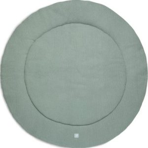achetez Tapis de jeu rond Basic Knit Forest Green (95 cm) Jollein au meilleur prix en promo