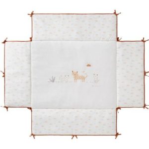 achetez Tapis de parc avec bords Babou & Kendi (75 x 95 cm) Noukie's au meilleur prix en promo