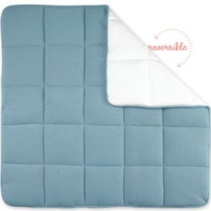 achetez Tapis de parc réversible Cadum bleu minéral (100 x 100 cm) Bemini au meilleur prix en promo