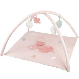 achetez Tapis d'éveil avec arches éléphant rose (80 x 80 cm) Tartine et Chocolat au meilleur prix en promo