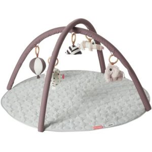 achetez Tapis d'éveil rond avec arches rose (90 x 90 cm) Done by Deer au meilleur prix en promo