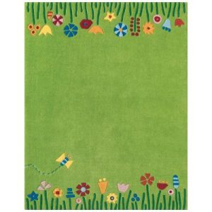 achetez Tapis fleur Dans le pré (135cm x 105cm) Haba au meilleur prix en promo