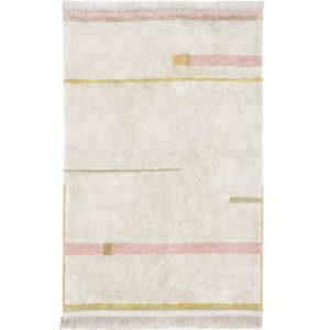 achetez Tapis lavable Lanes vintage nude (90 x 130 cm) Lorena Canals au meilleur prix en promo