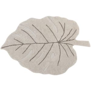 achetez Tapis lavable Monstera natural (120 x 180 cm) Lorena Canals au meilleur prix en promo