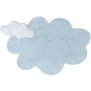 achetez Tapis lavable Puffy Dream bleu (110 x 170 cm) Lorena Canals au meilleur prix en promo