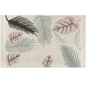 achetez Tapis lavable Tropical Pink (200 x 140 cm) Lorena Canals au meilleur prix en promo