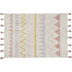 achetez Tapis lavable azteca naturel vintage nude (140 x 200 cm) Lorena Canals au meilleur prix en promo