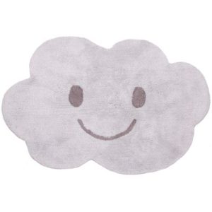 achetez Tapis lavable nuage Nimbus gris (115 x 75 cm) Nattiot au meilleur prix en promo