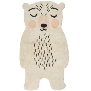 achetez Tapis lavable ours Odino (60 x 110 cm) Nattiot au meilleur prix en promo