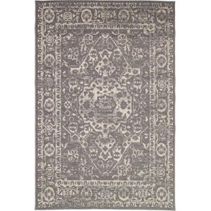 achetez Tapis pour l'intérieur et l'extérieur Antique gris foncé (153 x 230 cm) AFKliving au meilleur prix en promo