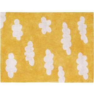 achetez Tapis rectangulaire Clouds nuage jaune (120 x 160 cm) Lorena Canals au meilleur prix en promo