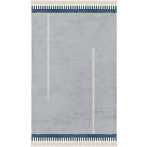 achetez Tapis rectangulaire Happy gris bleu (120 x 160 cm) AFKliving au meilleur prix en promo