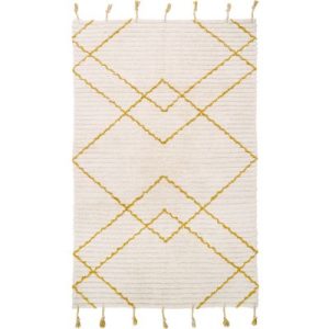 achetez Tapis rectangulaire Viktor Lemon S bohème (100 x 150 cm) Nattiot au meilleur prix en promo