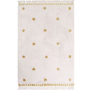 achetez Tapis rectangulaire Wooly Lemon bohème (120 x 170 cm) Nattiot au meilleur prix en promo