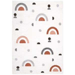 achetez Tapis rectangulaire arc-en-ciel Sweet Mery (120 x 170 cm) Nattiot au meilleur prix en promo