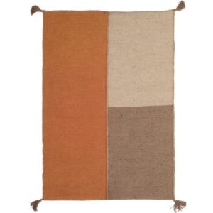 achetez Tapis rectangulaire en jute Dune paprika (140 x 200 cm) AFKliving au meilleur prix en promo