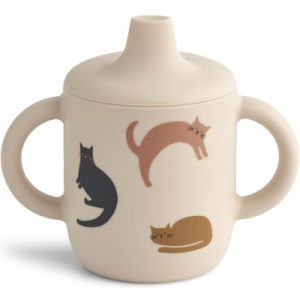 achetez Tasse à bec Neil Miauw apple blossommix (150 ml) Liewood au meilleur prix en promo
