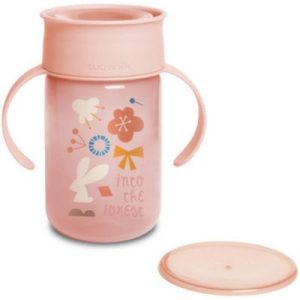 achetez Tasse d'apprentissage 360° Into the forest rose (340 ml) Suavinex au meilleur prix en promo
