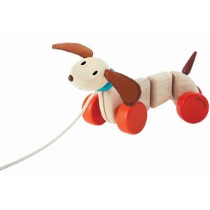 achetez Teck le chien à tirer Plan Toys au meilleur prix en promo