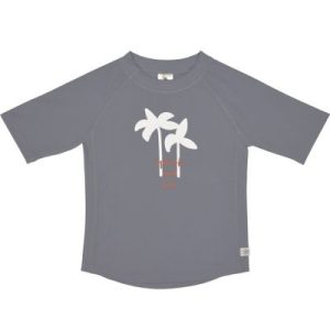 achetez Tee-shirt anti-UV manches courtes Palmiers gris/rouille (25-36 mois