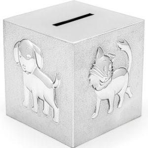 achetez Tirelire Cube animaux domestiques Zilverstad au meilleur prix en promo