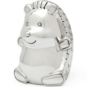 achetez Tirelire hérisson personnalisable (métal argenté) Zilverstad au meilleur prix en promo