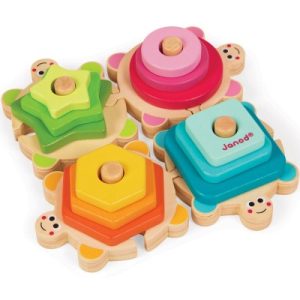 achetez Tortues à empiler I wood Janod au meilleur prix en promo