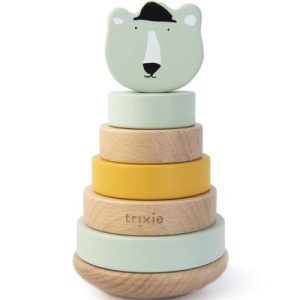 achetez Tour à empiler en bois ours Mr. Polar Bear Trixie au meilleur prix en promo