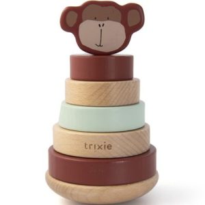 achetez Tour à empiler en bois singe Mr. Monkey Trixie au meilleur prix en promo