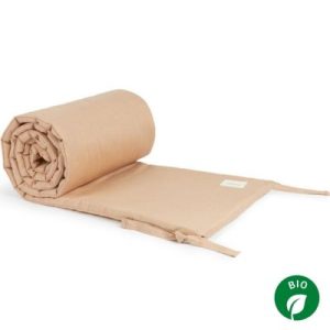 achetez Tour de lit Lin français sand (pour lits 60 x 120 et 70 x 140 cm) Nobodinoz au meilleur prix en promo
