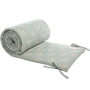 achetez Tour de lit White Gatsby Antique Green (pour lits 60 x 120 ou 70 x 140 cm) Nobodinoz au meilleur prix en promo